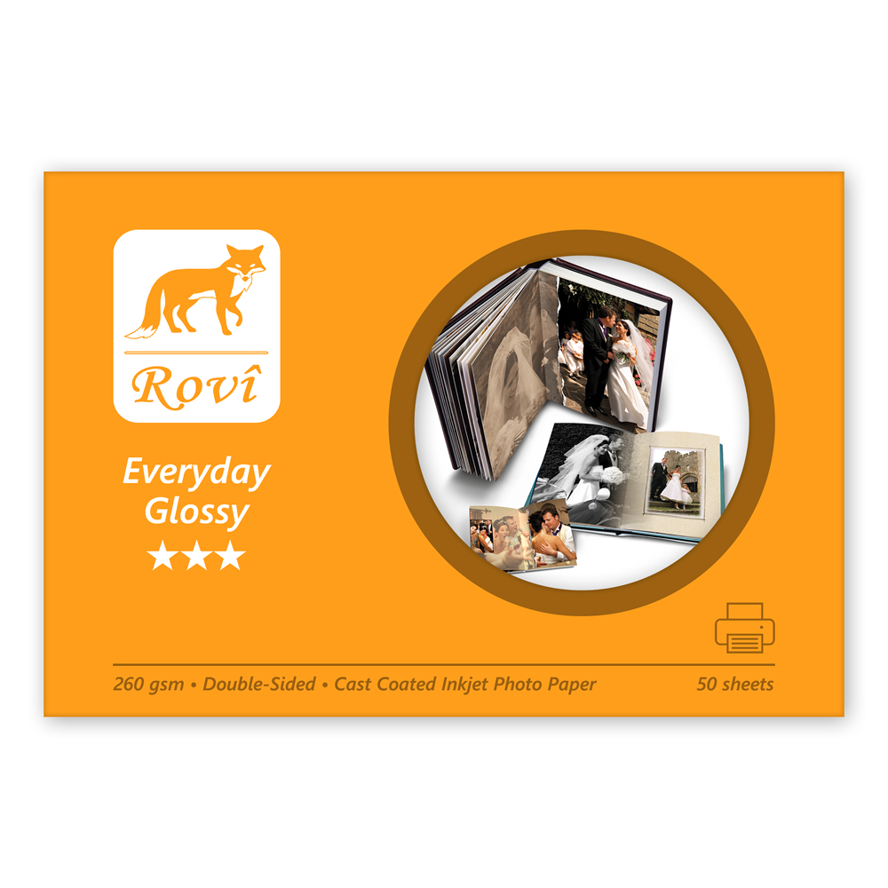 Rovi Everyday Parlak Çift Taraflı Fotoğraf Kağıdı 260gsm 50yp