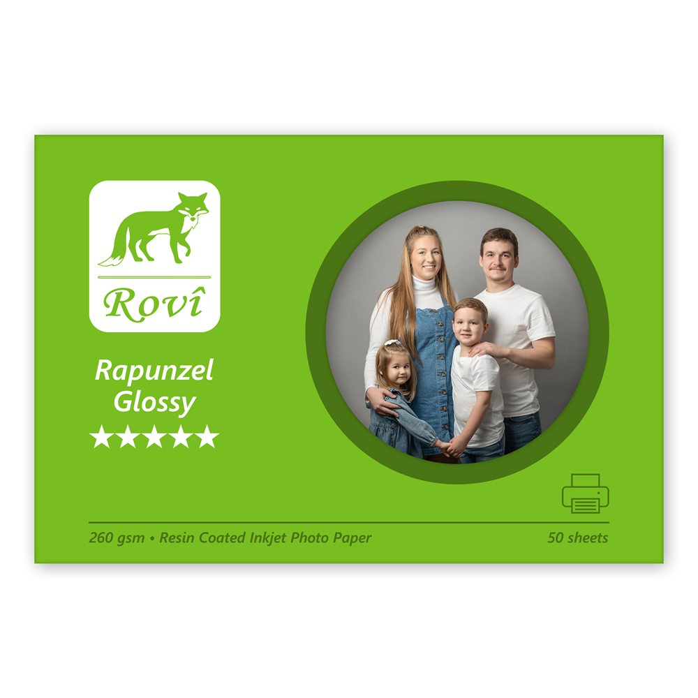 Rovi Rapunzel Parlak Fotoğraf Kağıdı 260gsm 50yp