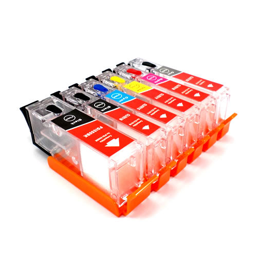 Canon PGI-550 CLI-551 Uyumlu Kolay Dolan Kartuş 6 Renk