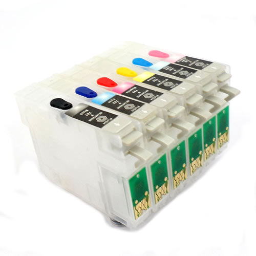 Epson T0791-T0796 Uyumlu Kolay Dolan Kartuş 6 Renk