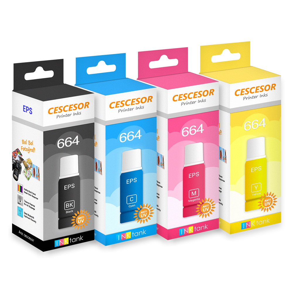 Epson 664 için Mürekkep 70ml CESCESOR