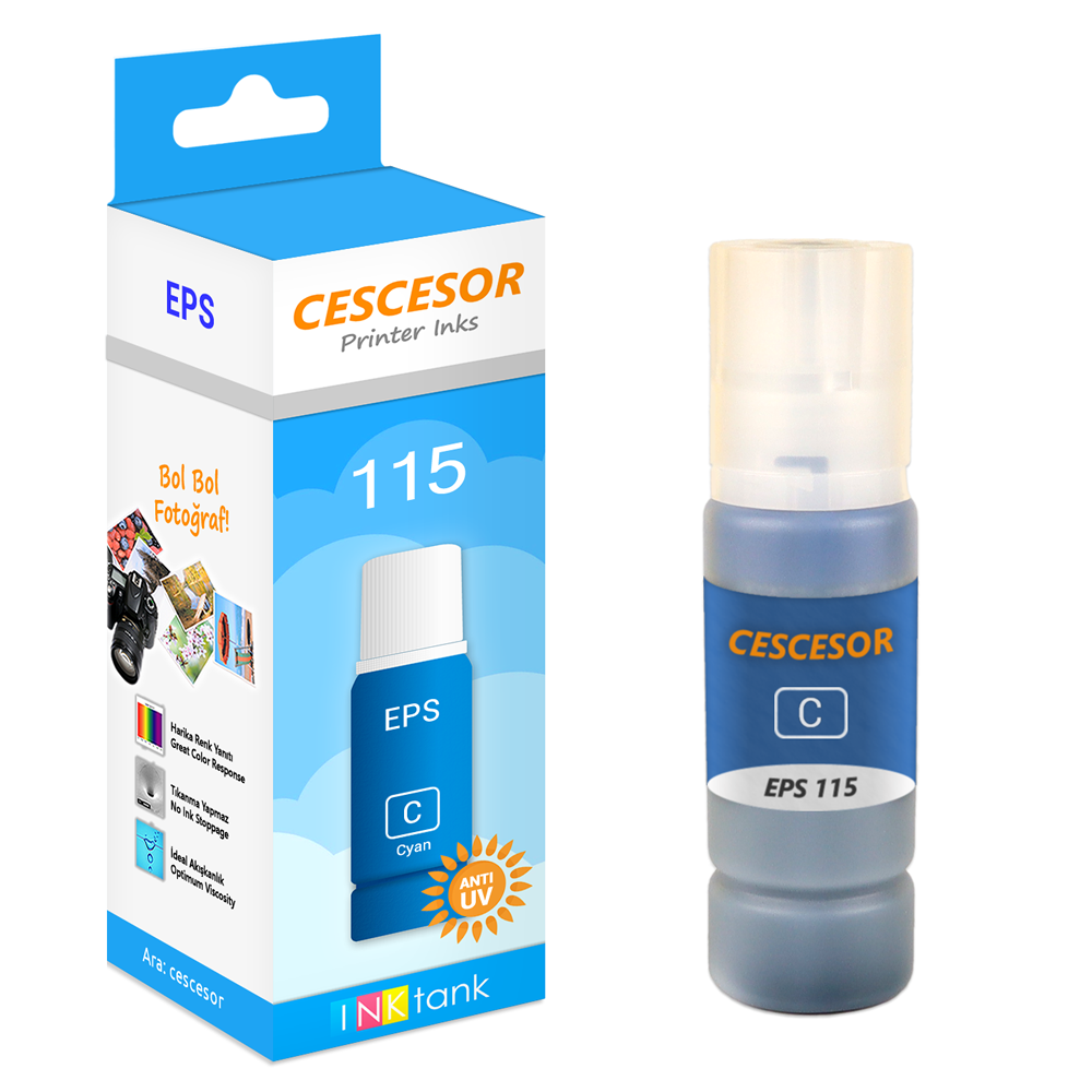 Epson 115 için Mürekkep 70ml CESCESOR