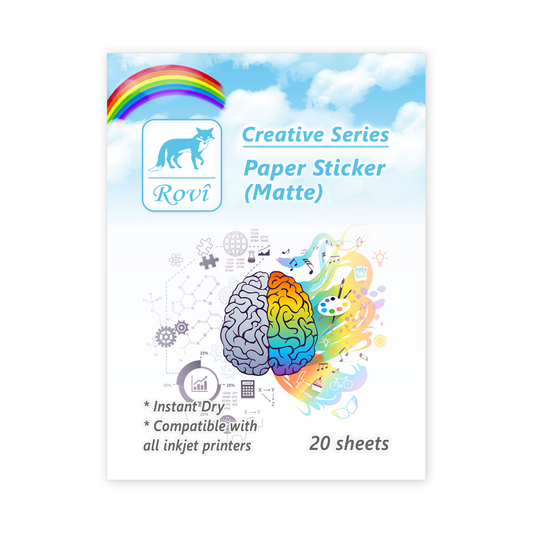 Rovi Creative Kağıt Etiket - Mat 20yp
